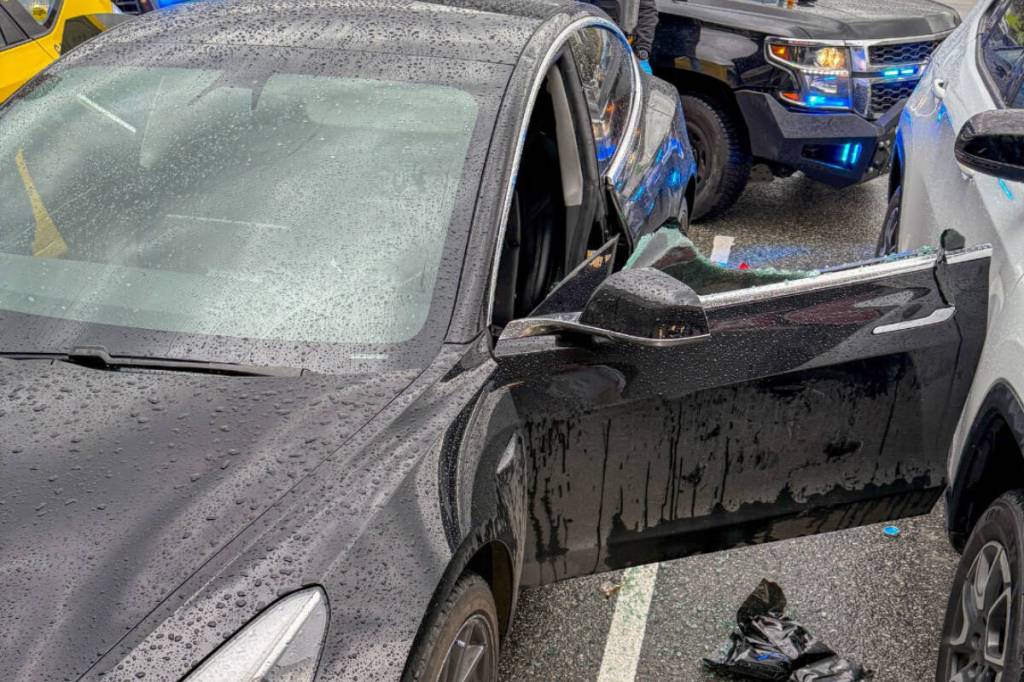 Police break windows of Tesla, seize ‘large quantity’ of drugs in Abbotsford arrest