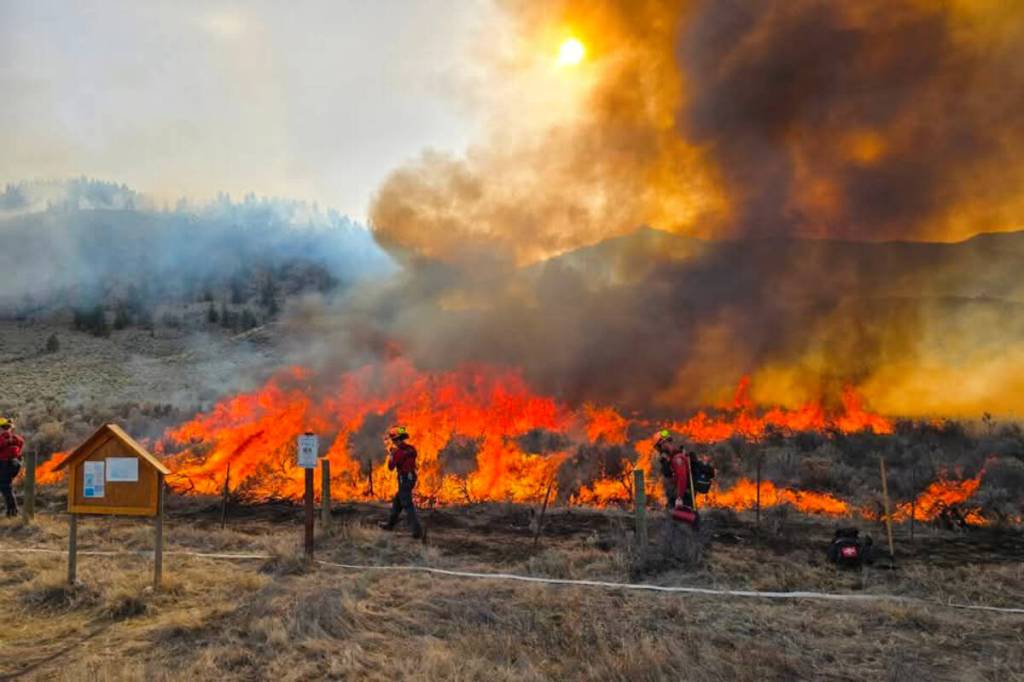 Cultural burn near Merritt could be seen from Coquihalla, Okanagan Connector: BCWS